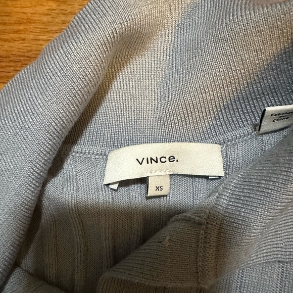 Vince Women's Ribbed Polo Pullover size XS (d)4 - Picture 4 of 7